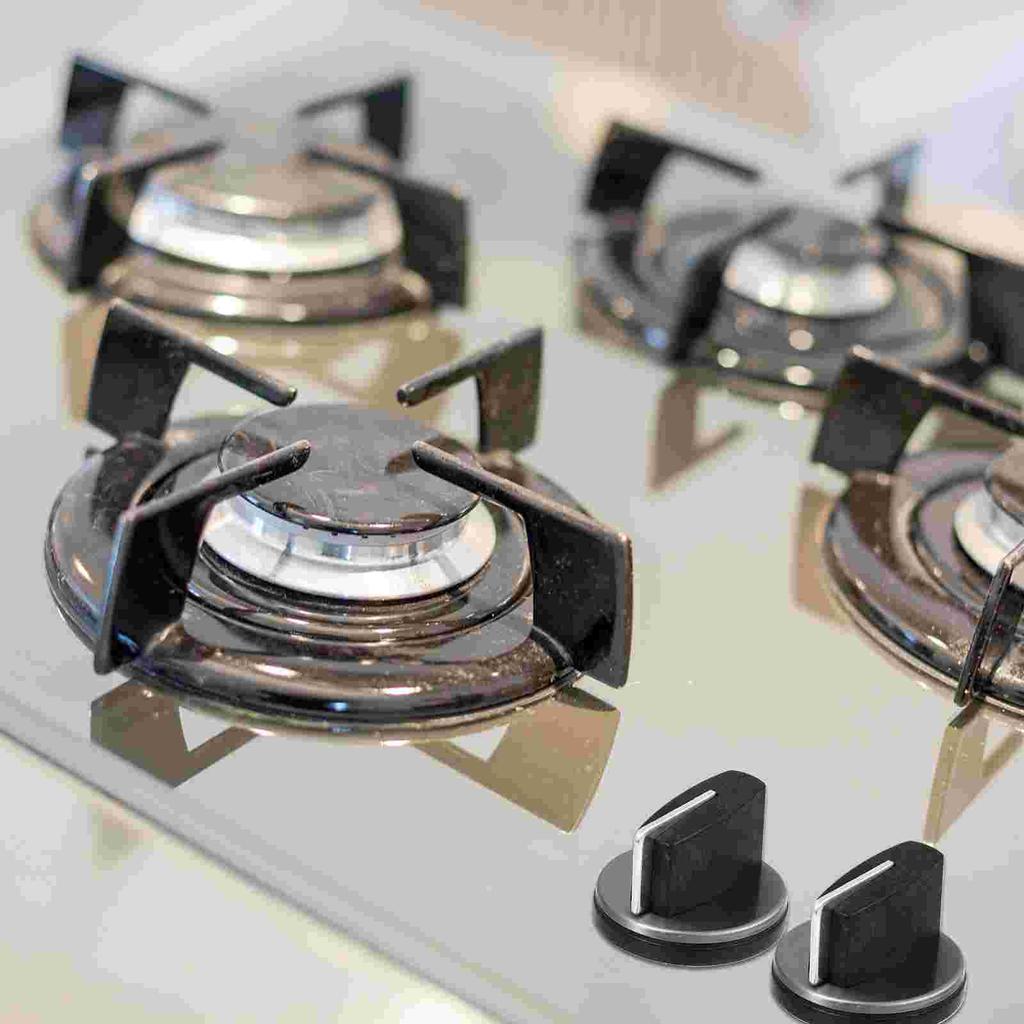 4 Pcs Stove Cooker Knobs Gas Stove Knob Replacement Ignition Buttons Cookware Parts Kitchen Gadgets Durable Fireproof Plastic