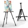 Adjustable Height Artist Easel Folding Stand Easel Creative Tool Metal Easel Poster Use