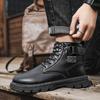 Fashion Men's Works Boots Spring Autumn Anti-slip Waterproof Male Sneakers Desert Tactical Boots Outdoor Travel Wear-resistant Man Shoes