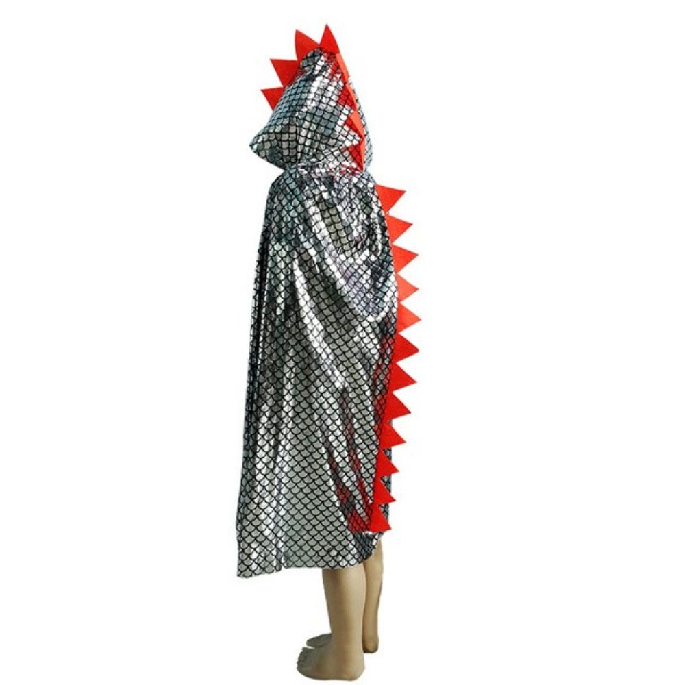 Kids Witch Animal Children's Day Halloween Party Cloak Cosplay Costume Hooded Cloak Dinosaur Cape