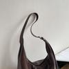 Leather Hobo Bag with Matching Clutch Large Capacity Fashion Shoulder Bag Set