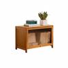 Multi-Tier Storage Organizer Large Capacity Fluted Door Display Cabinet Flip-Up Door Storage Unit Versatile Design