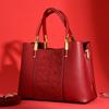 Wedding Bag, National Style Embroidery, Festive Red, Bride's Wedding Bag, Fashionable and Grand, Happy Mother-in-law Handbag, Large Capacity Bag