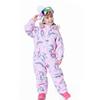 Bluemagic Snowboard and Ski Wear for Girls and Jumpsuit with Hip Adjustable and Cold Weather Protection Kids' Boys, One-Piece 180-Degree Zipper,