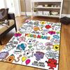 Mr. Men Little Miss Custom Name Carpet Rug for Living Room Bedroom Home Sofa Decoration,Kids play Non-slip Floor Mat