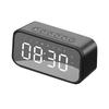 Smart Multi Mirror Digital Alarm Clock FM Radio Bluetooth Speaker TF Card Playback LED Display Table Clock for Home Office
