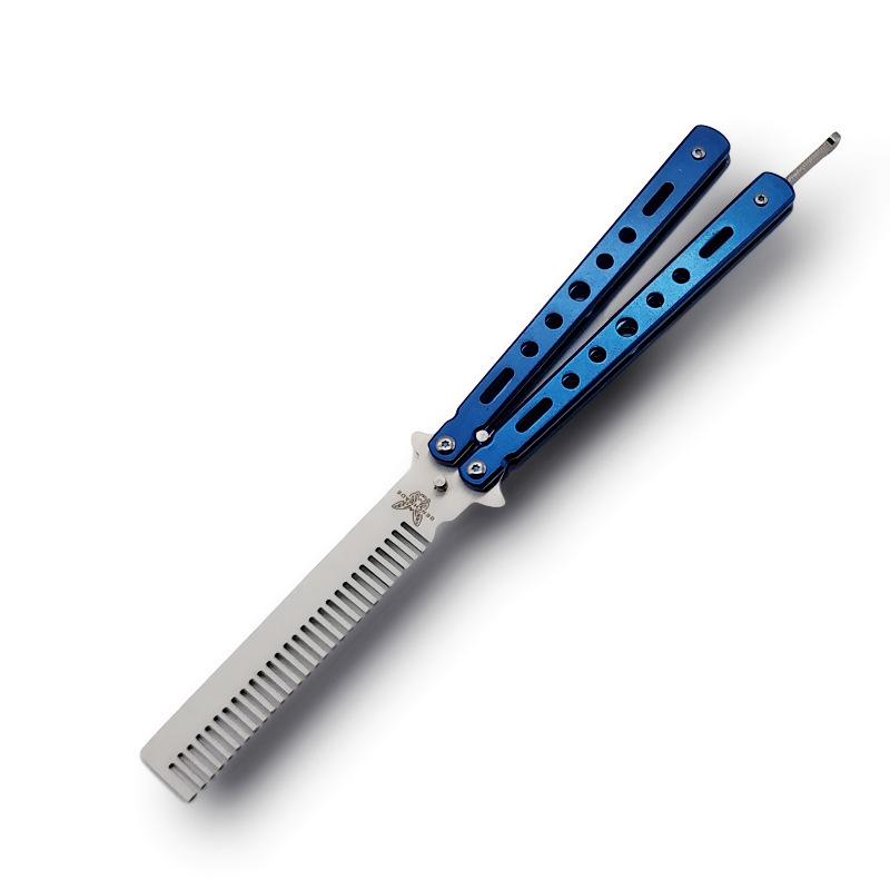 "Colorful Foldable Butterfly Comb for CS:GO Practice and Exercise"