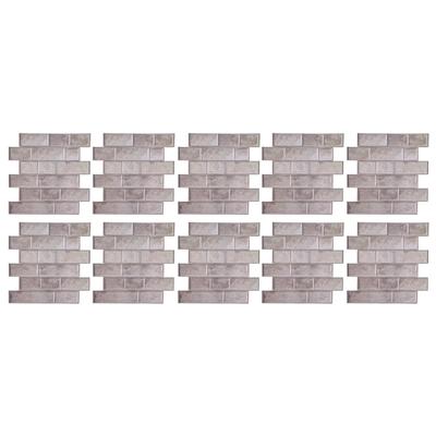 10Pcs Wall Sticker Self Adhesive Wallpaper 3 Dimensional Ceramic Tile Stickers Decoration