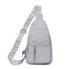Women's Chest Bag Wide Shoulder Bag Vintage Crossbody Bag