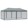 Vidaxl Foldable Party Tent With Walls, Anthracite, 3X6 M