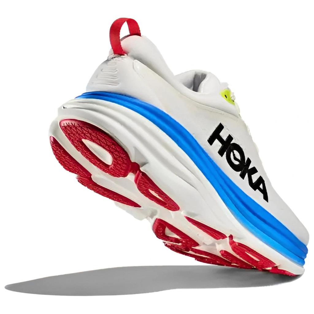 Hoka One One Bondi 8 Blanc De Blanc Virtual Blue Men Sneakers 1123202-BVR