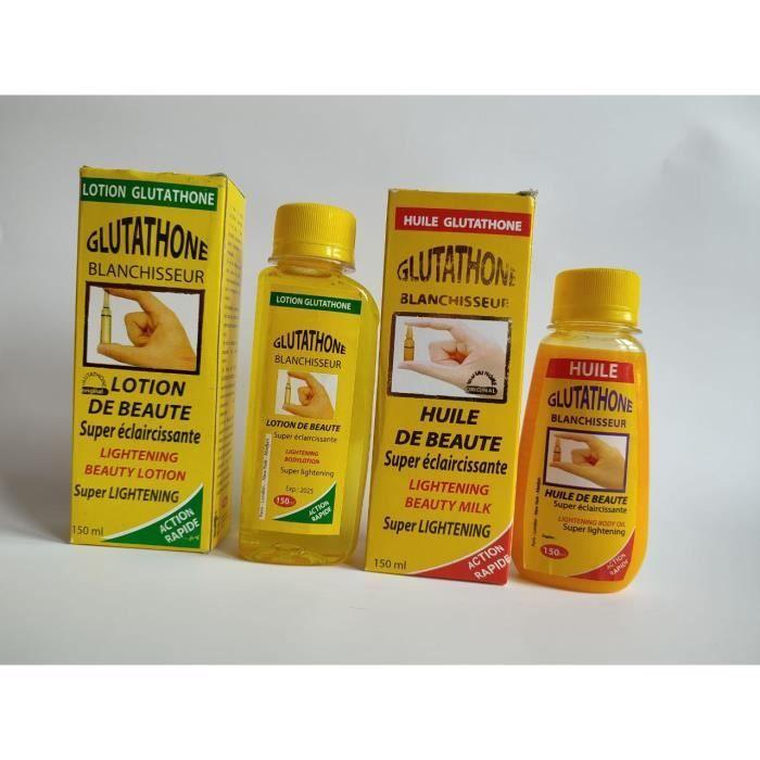 Lotion Et Huile - Glutathione - 150 Ml - Sans Parabène - Mixte - Adulte