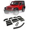 Exterior Hard Top Roof Seal Kit Repair For 2007-2018 Jeep Wrangler JK 68026937AB