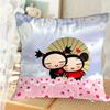 Kawaii P-Puccas Pillowcase Cushion Cover 45X45 Ornamental Pillows Christmas Decoration Personalized Gift Nordic Home