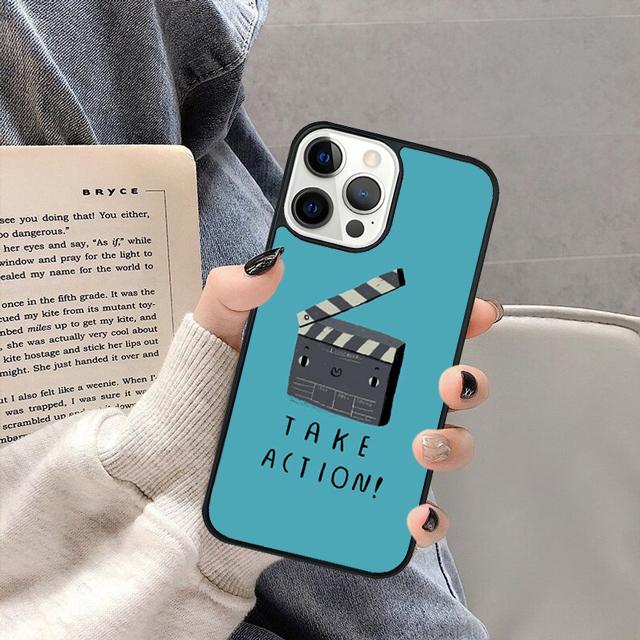 Film Movie Maker Clapper Board Phone Case Cover for iPhone 17 Air 16 16e 15 13 14 11 12 Pro Max Plus Coque Fundas