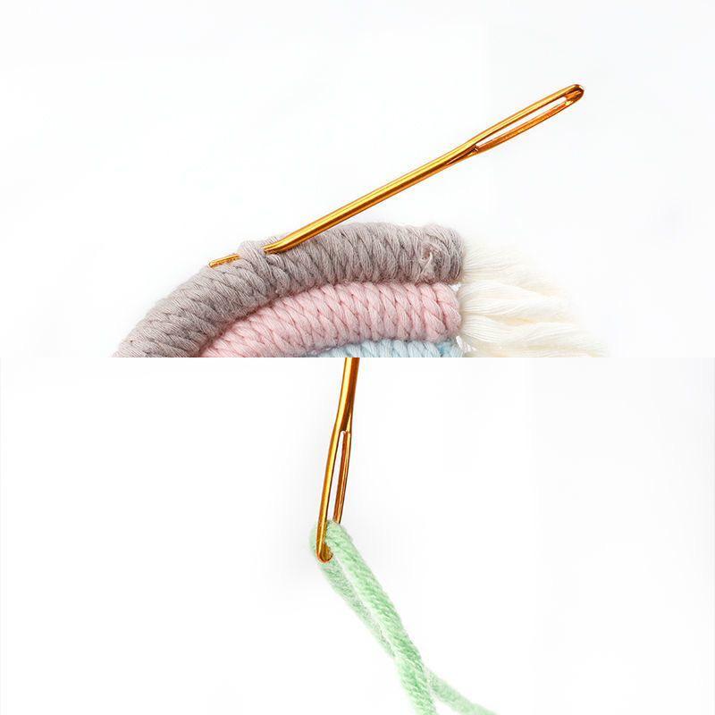 Aluminum Oxide Large Eye Needle for Thick Yarn and Sweater Repair