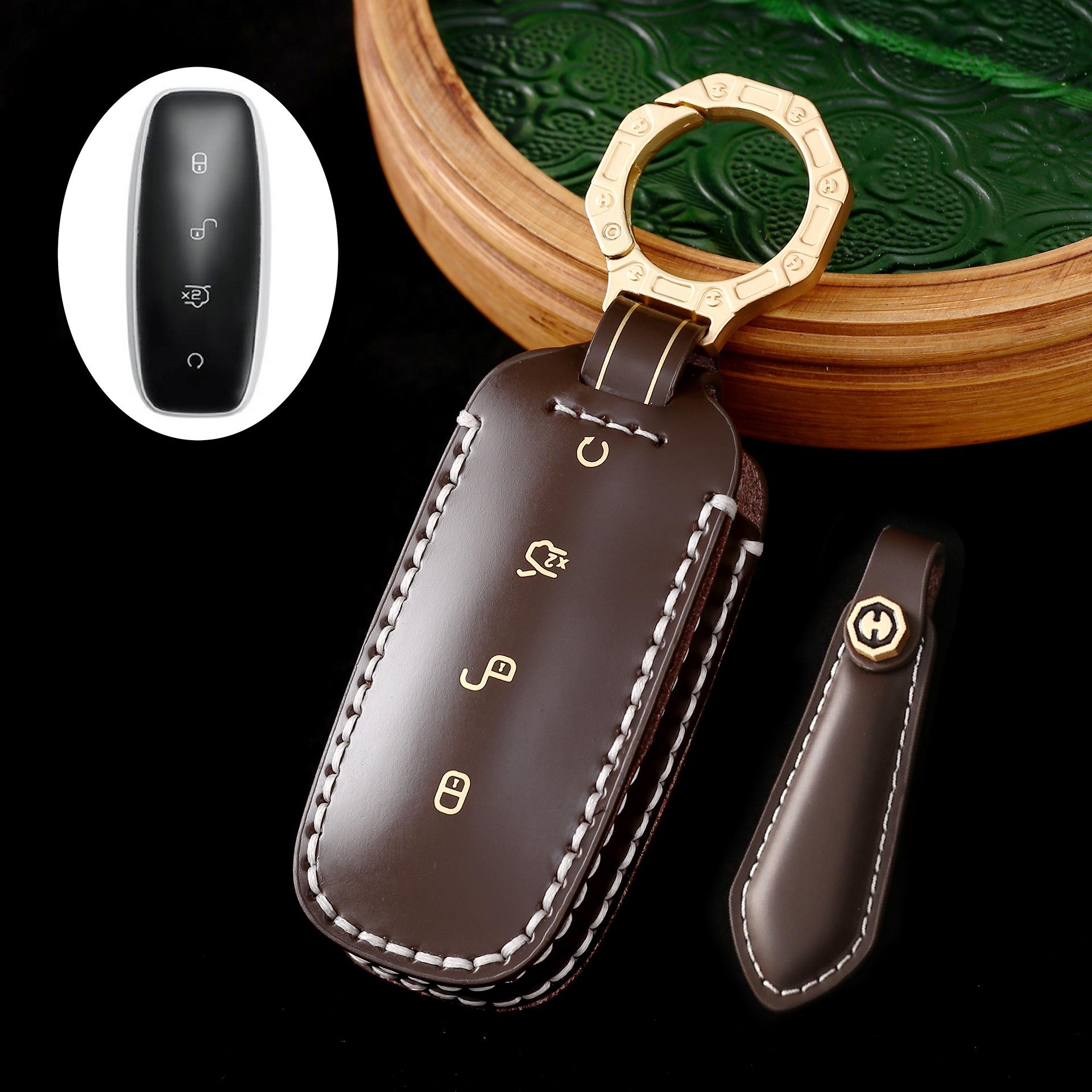 

Чехол для ключа Tengzhong N7/D9 из кожи для электромобилей