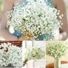 15pcs Artificial Flowers-Realistic White Plastic Gypsophila Bouquet for Weddings,Engagements,Valentine’s Day & Summer Home Decor