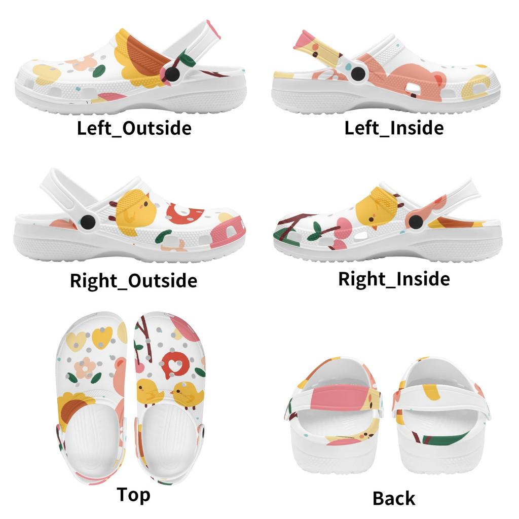Cute Pattern EVA Clogs for Women Men Soft Sole Lightweight Slip On Casual Footwear Soft Sole Summer Sandals Leisure Wear