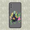 Solar Opposites Cartoon Phone Case For Samsung S23,23,22,30,21,10,9,Note20 Ultra,Lite,Ultra,5G,Plus,FE,Black Soft Case