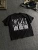 Men's New Hip-Hop Style Letter-Print T-Shirt Pure Cotton Loose-Fit Casual Streetwear Shirt graphic t shirts
