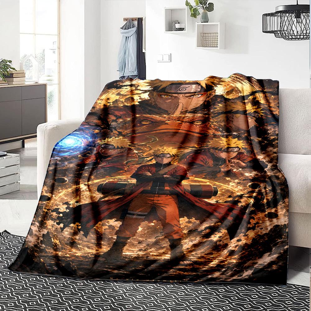 Naruto Blanket Soft Cozy Perfect for Bedding Picnics Bed for All Seasons Modern Birthday Christmas Gift Blanket