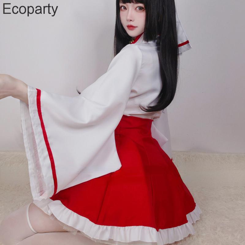 Rochie Lolita Japoneză 5XL Pentru Femei Anime Kikyo Cosplay Costum Kimono Yukata Top Fuste Set Accesorii de Cap Costum de Petrecere de Halloween Pentru Fete