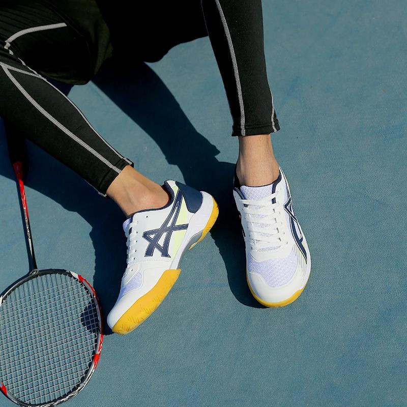 Men Badminton Shoes Wear Resistant Sneakers Competition Training Table Tennis Shoes Handball Male Professional Volleyball Shoes