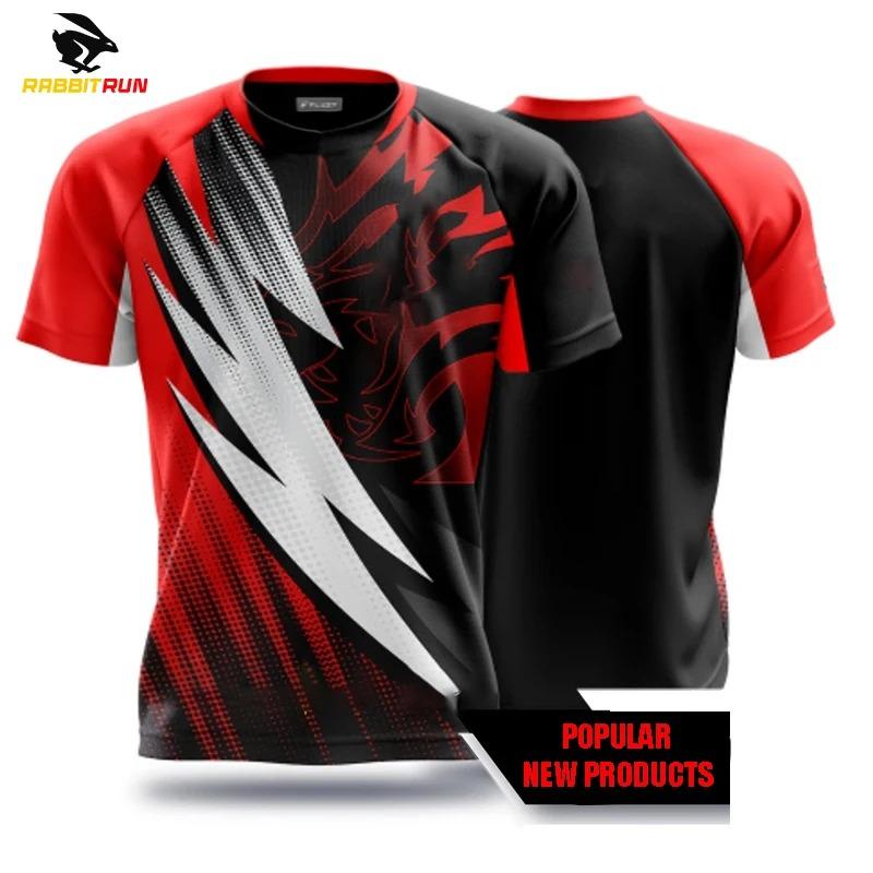 Nuove T-shirt da Uomo per Uomo Magliette Asciugatura Rapida Magliette Uniformi Abbigliamento Competizione di Giochi T-shirt Stampate Ragazzi Traspirante Sport