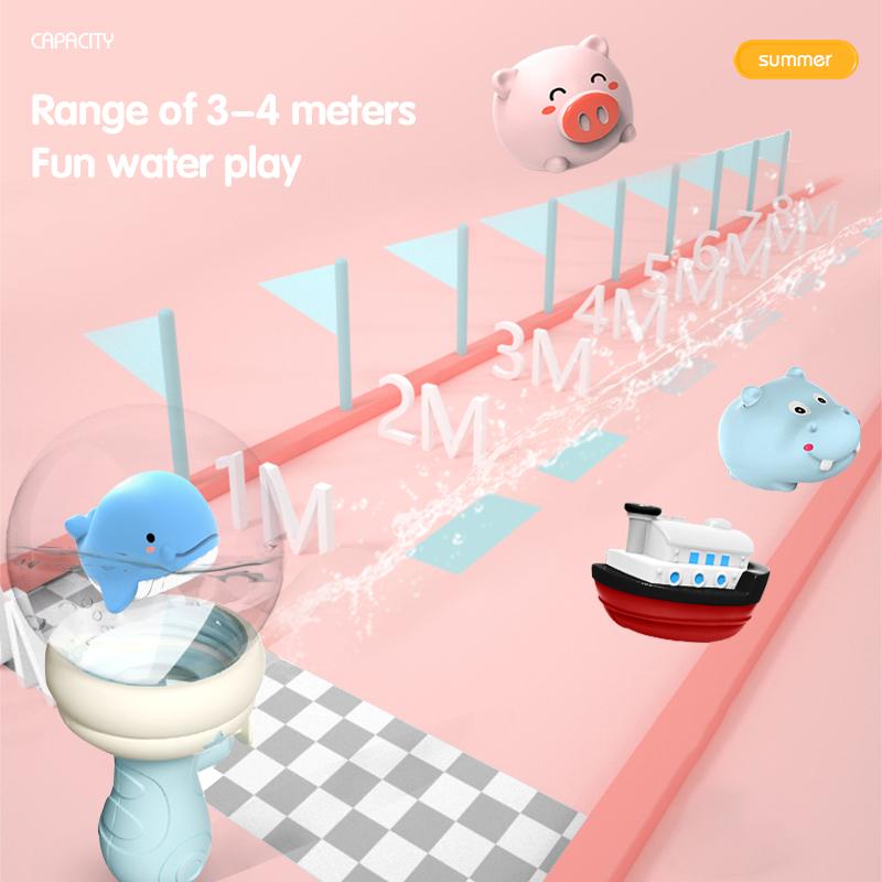 Non-Toxic Baby Animals Water Guns Toys For Kids Kawaii Water Pistols Summer Beach Pool Party Water Squirt Blasters Cute Toys For Children