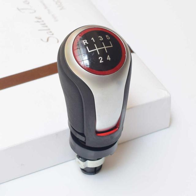5 6 Speed Manual Car Shifter Boot Gear Shift Knob Head Lever Accessories For VW Volkswagen Golf 5/6 MK5/6 Scirocco(2009) Octavia