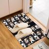 1PC Custom Name Bulldog Notebook Theme Floor Mat Ideal for Living Room, Game Rooms, Office, Bedroom,Floor Mat Playful Design