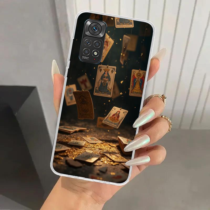 Witch Tarot Card Phone Case for Xiaomi Redmi Note 15 14 14S 13 12S 12 Pro 11S 11 Plus 11T 11E 10S Soft Funda Print Shell Redmi N