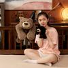 Cute Lying Down Bear Doll Plush Toy Cuddle Bear Doll Girl Bed Sleeping Throw Pillow Doll Cushion