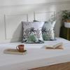 KOKO MAISON INC Dancing Peacock Polystain Cushion Cover (Pack of 2) | Flap Closure | Digital Printed