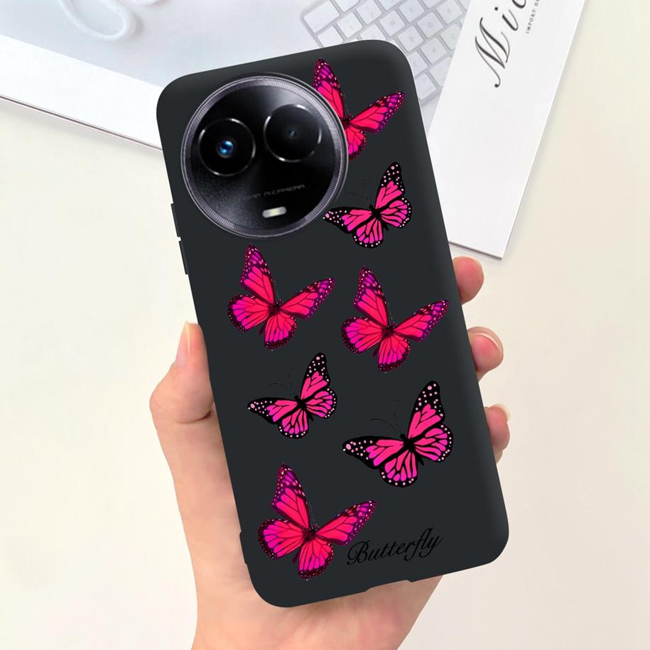 Shockproof Case For Realme 11 5G / Realme 11X Phone Cover Fashion Girls Soft Silicone Funda For Realme11 11 X 2023 RMX3785 Coque