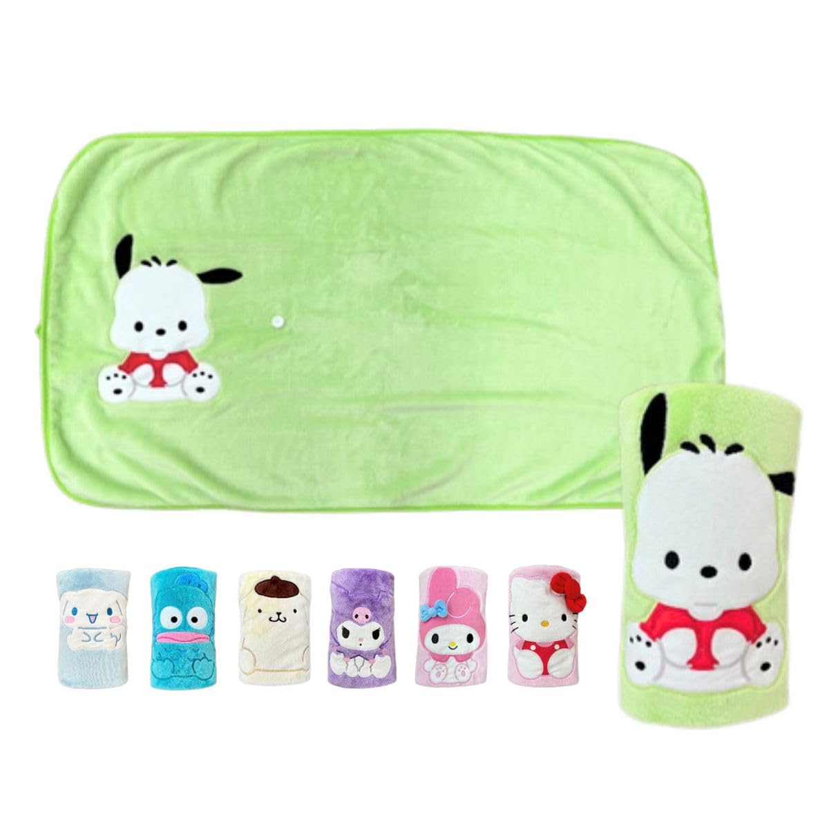 

Sanrio Compact Pochacco Lap 60 x 100 Cute Cold Protection Blanket for or Home Use Blanket, cm, Lightweight, Design, Car, Office, [TO-24223PC]
