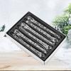 6Pcs Glass Icicle Ornament Xmas Decor Lightweight Hanging Drop Ornaments Christmas Tree Decoration Charm Pendant for Festival