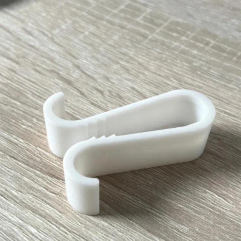 Multifunctional Double Hooks Portable Towel Bathrobe Holder Hooks For Bathroom Glass Door Storage