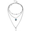 50 Pieces Bohemian Style Turquoise Color Fashion Accessories Handmade Adjustable Stackable Necklace Bracelet