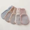 5 Pairs Cartoon Baby Floor Socks 0-3Y Infant Girls Bear Anti Slip Walking Stockings Toddler 4 Seasons Tube Socks Accessories