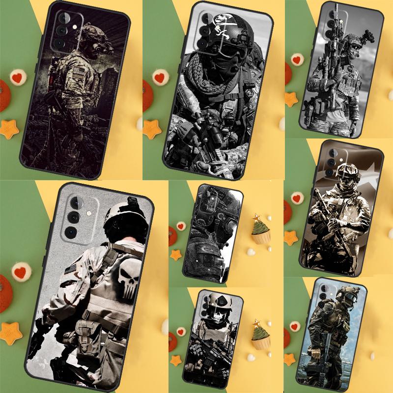 Military Army Special Forces Cover For Samsung Galaxy A15 A25 A35 A55 A52 A32 A12 A14 A34 A54 A51 A71 A53 A33 A13 Case
