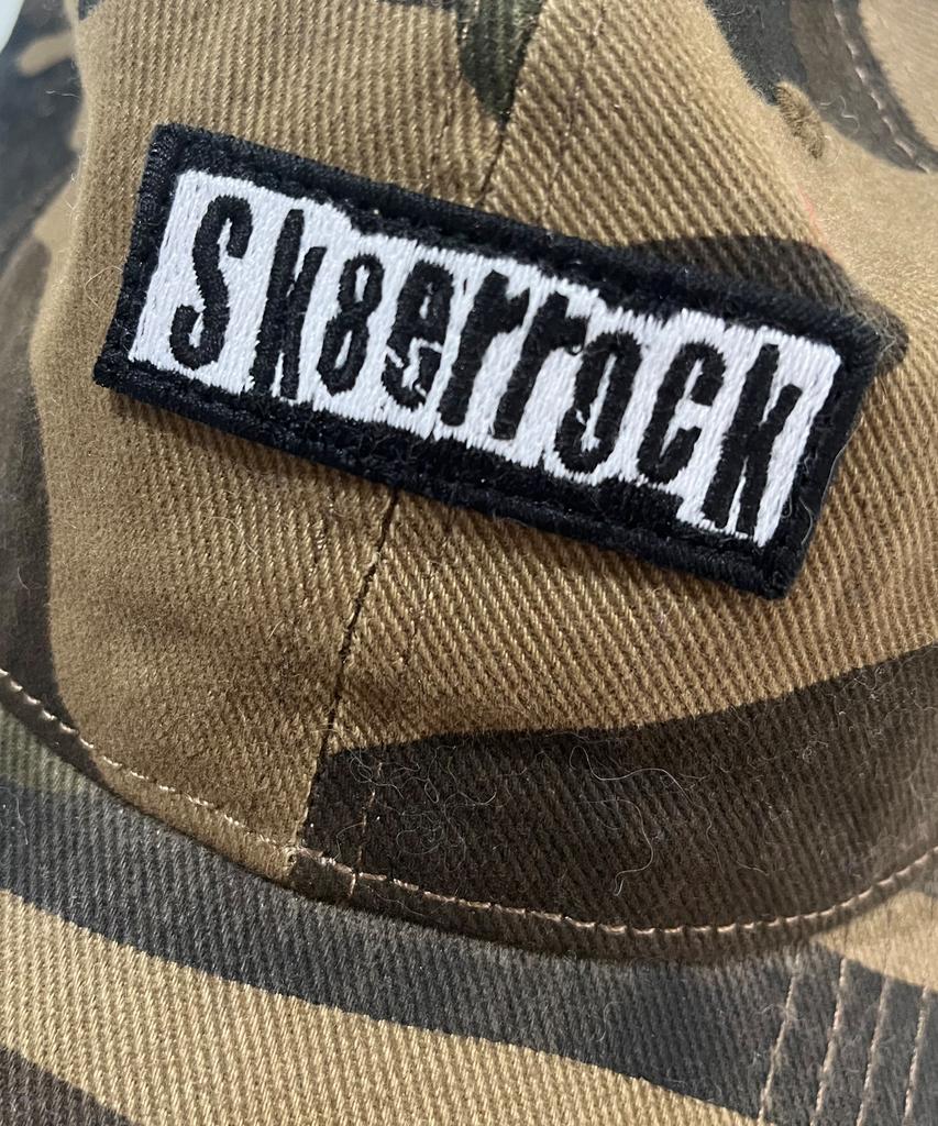 SK8ER ROCK Sk8 Camouflage Ball Cap ((Brown))