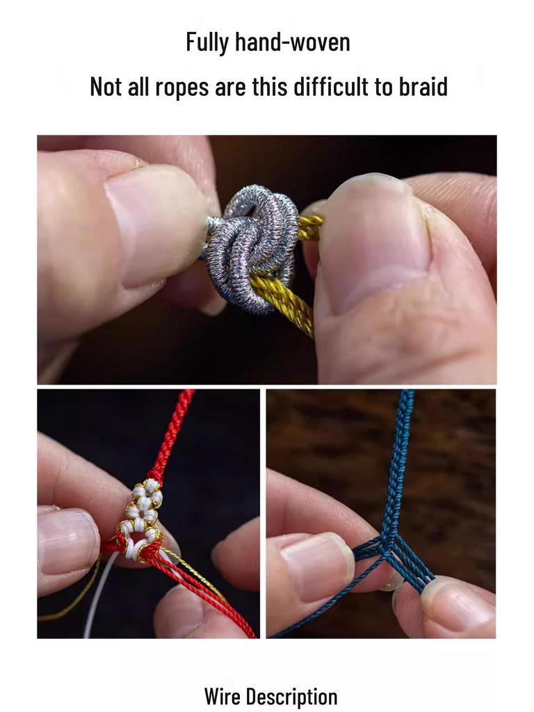 Ręcznie wykonany naszyjnik z wisiorkiem z jadeitu z klamrą Pokoju na sznurku w kolorze kwiatu brzoskwini