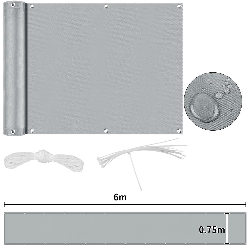 Fence Privacy Screen Heavy Duty Windscreen Fencing Cover Mesh Fabric Cloth with Grommets UV Protection for Outdoor Garden Patio