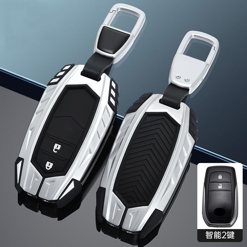 Car Key Fob Cover Case Holder Shell For Toyota Rav4  Hybryd Camry 70  Prado Corolla Sedan  Keychain Accessories