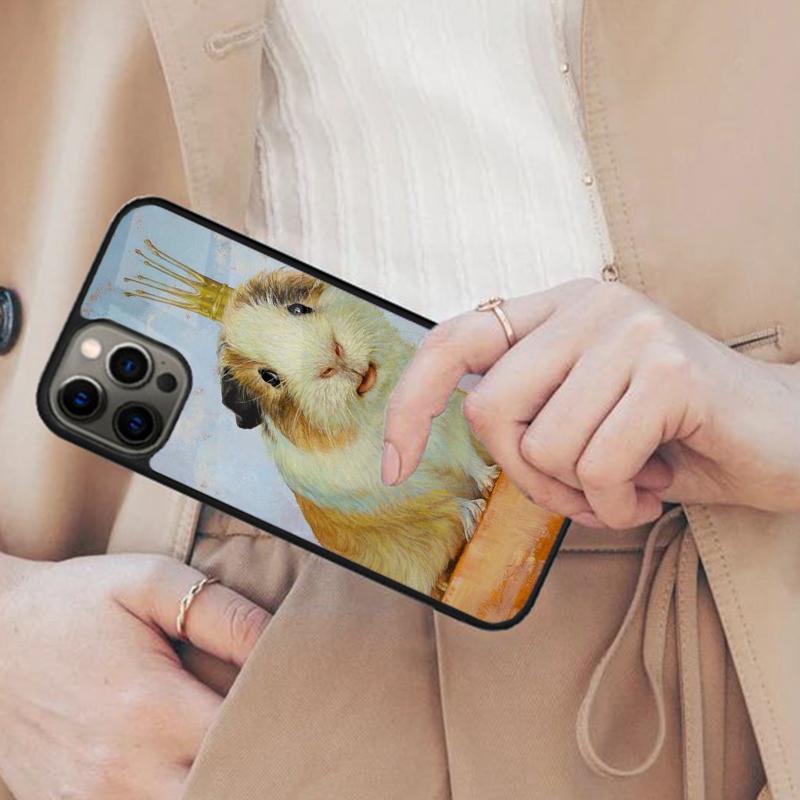 Cute Cartoon Guinea Pig Magnetic Phone Case For APPLE iPhone 17 Air 16 14 13 12 Pro Max 15 Plus Wireless Charge MagSafe Cover