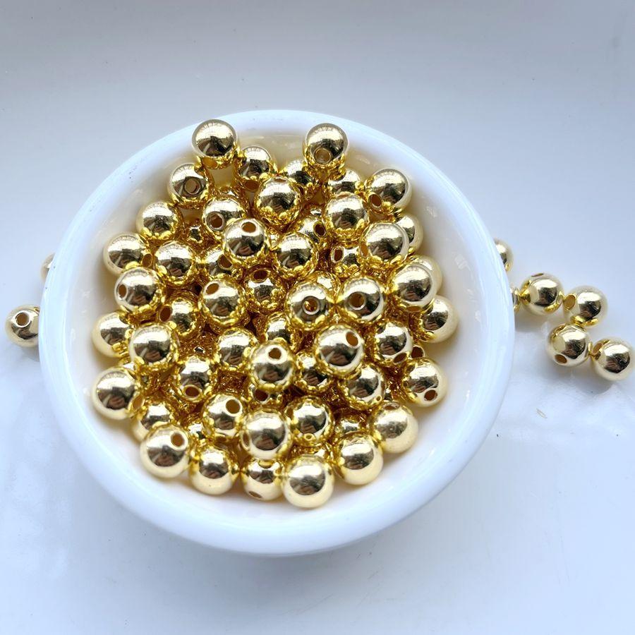 100 třpytivých 8mm korálků vhodných pro DIY výrobu šperků, ruční výrobu, sváteční dekorace, ozdobu šatů