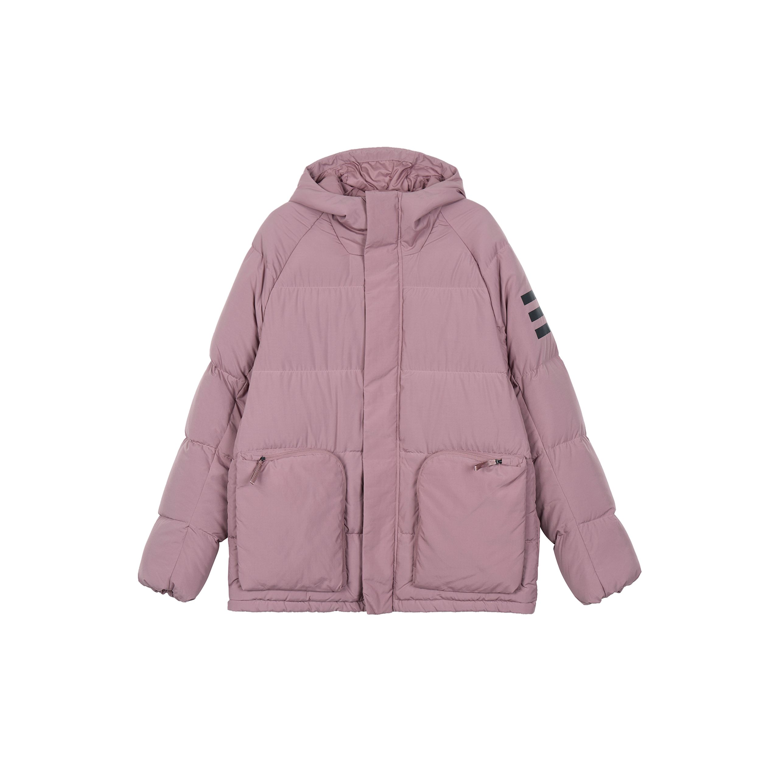 

Adidas Solid Logo Print Теплый пуховик с капюшоном Мужская верхняя одежда Mystery-Oxide-Red HD8905 XXL