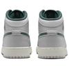 Jordan AJ1 Mid SE Oxidized Green Leather Youth White Sail Neutral Grey Oxidized Green FQ8088-103